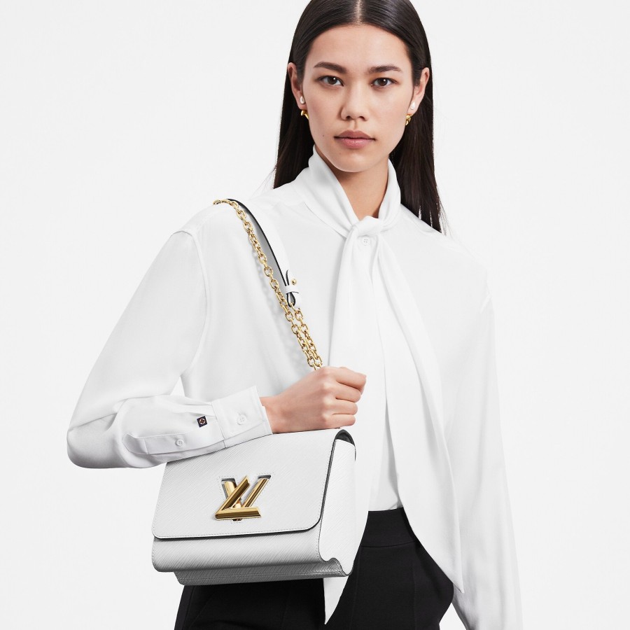 Mujer Louis Vuitton Bolsos Con Cadena Y Clutches | Bolso Twist Mm Blanco