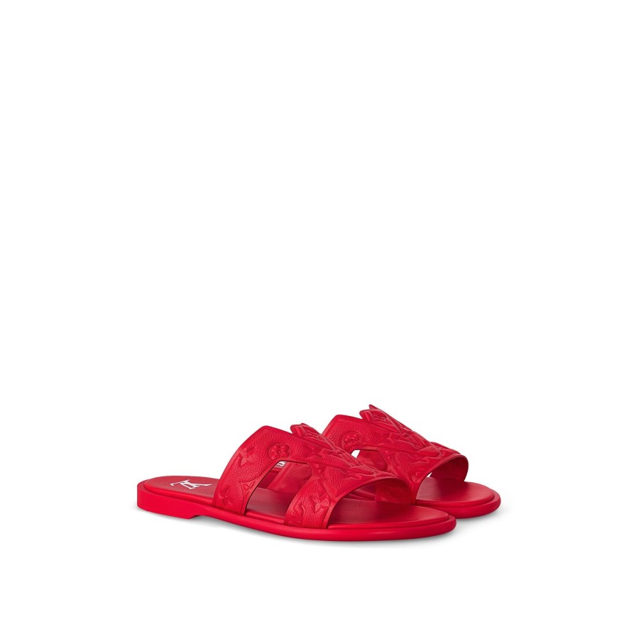 Hombre Louis Vuitton Sandalias | Mule Lv Oasis Rojo