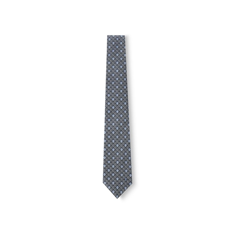 Hombre Louis Vuitton Corbatas Y Panuelos | Corbata Full Of Vivienne Gris