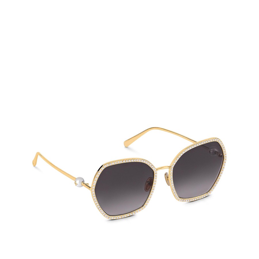 Mujer Louis Vuitton Gafas De Sol | Gafas De Sol Lv Pearl Round