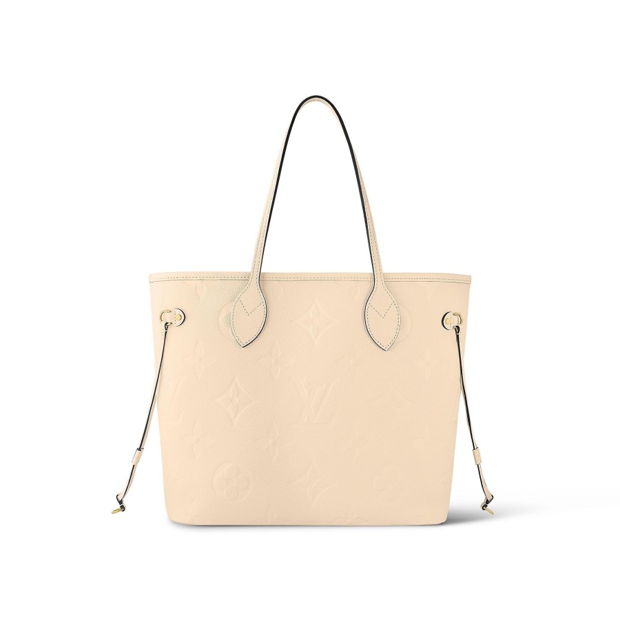 Mujer Louis Vuitton Seleccion De Bolsos En Piel | Bolso Neverfull Mm Crema