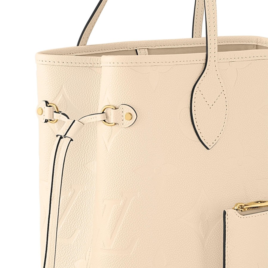 Mujer Louis Vuitton Seleccion De Bolsos En Piel | Bolso Neverfull Mm Crema