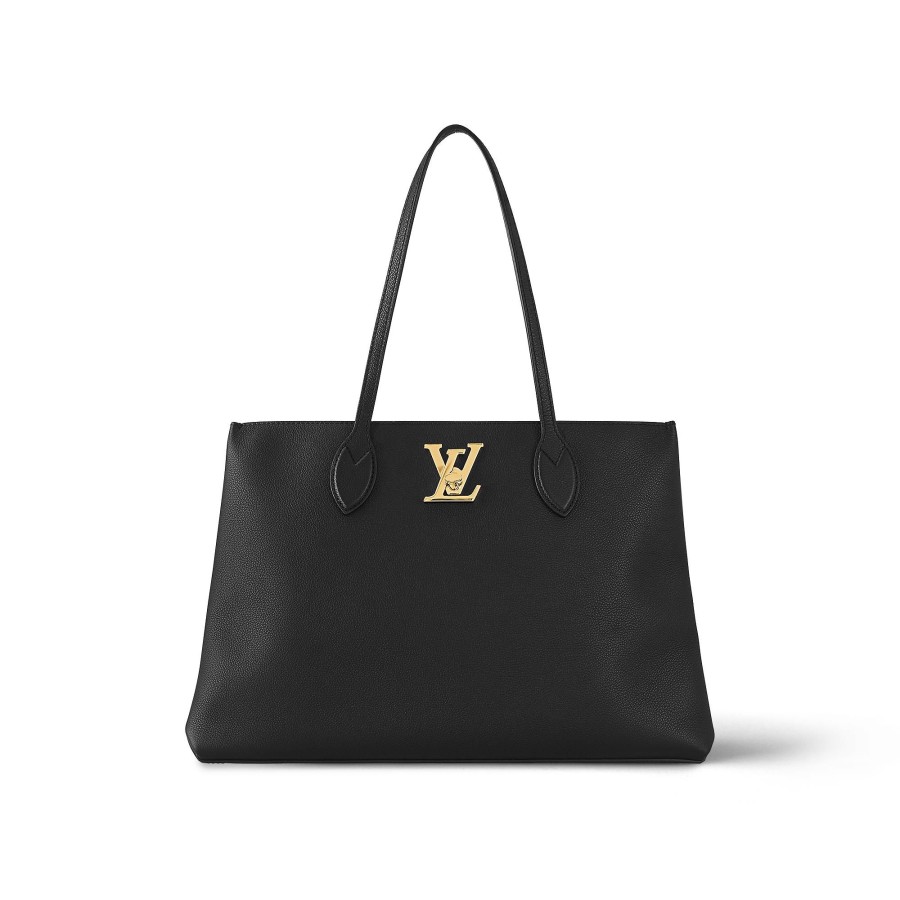 Mujer Louis Vuitton Bolsos Tote | Bolso Lockme Shopper Negro