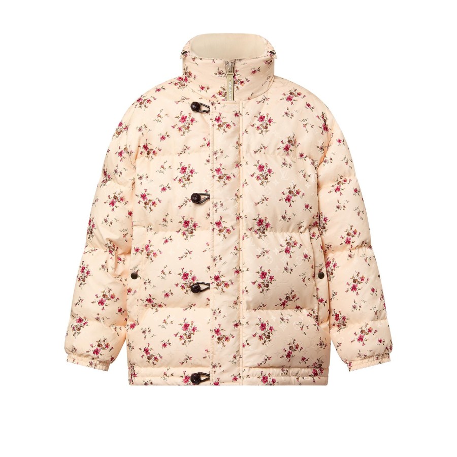 Mujer Louis Vuitton Abrigos Y Chaquetas | Chaqueta Larga Acolchada Con Estampado Floral