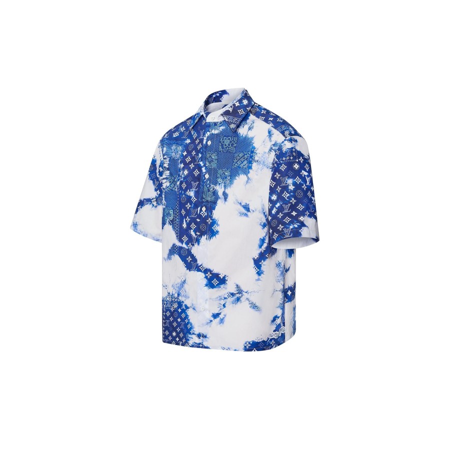 Hombre Louis Vuitton Camisas | Camisa De Manga Corta Monogram Bandana