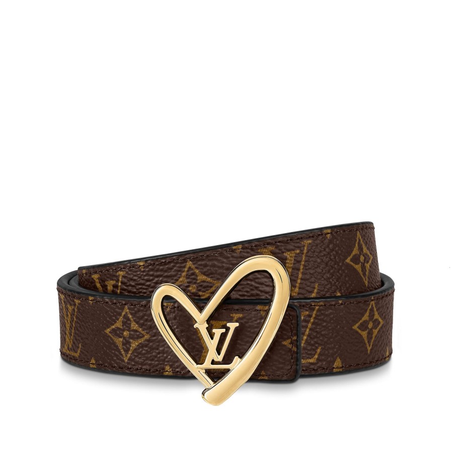 Mujer Louis Vuitton Cinturones | Cinturon Reversible Fall In Love De 2 Cm