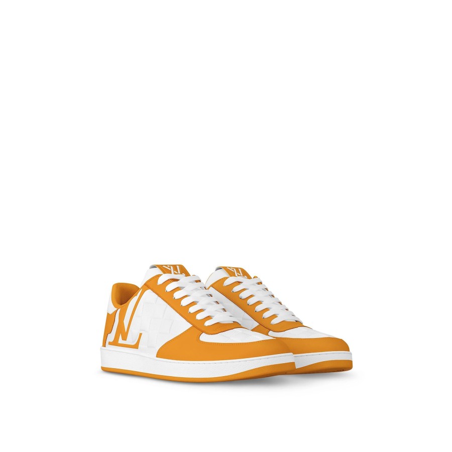 Hombre Louis Vuitton Zapatillas | Zapatilla Deportiva Rivoli Amarillo