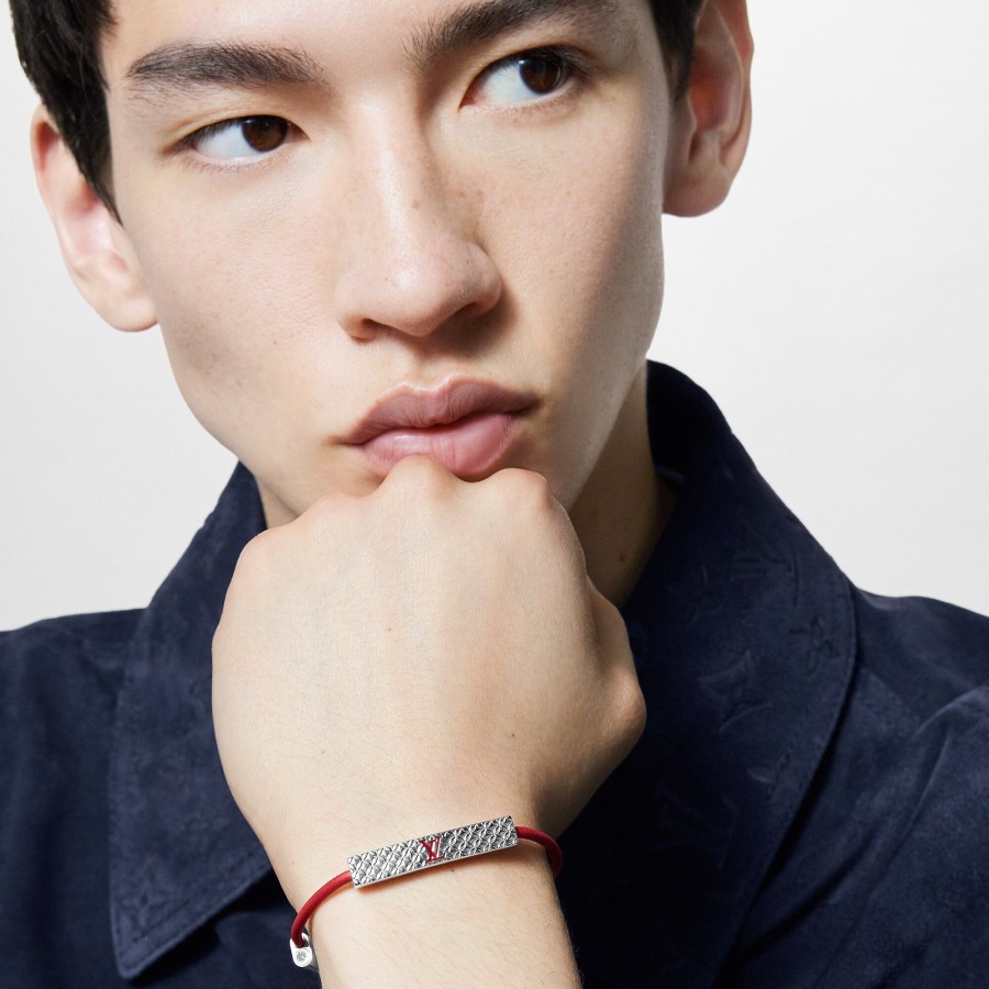 Hombre Louis Vuitton Pulseras | Pulsera Champs Elysees Rojo