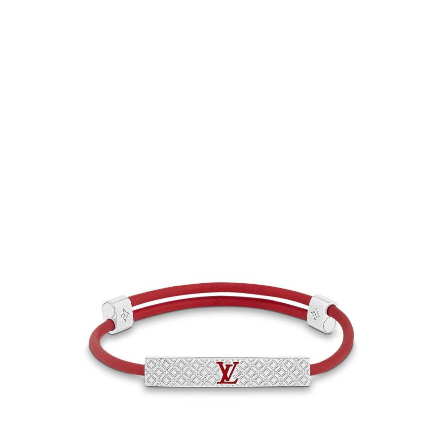 Hombre Louis Vuitton Pulseras | Pulsera Champs Elysees Rojo