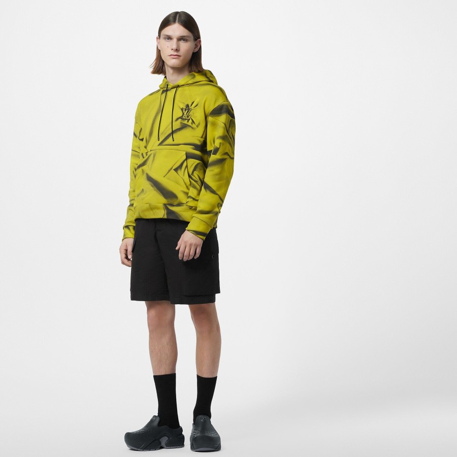 Hombre Louis Vuitton Punto Y Sudaderas | Sudadera En Algodon Estampado Con Capucha