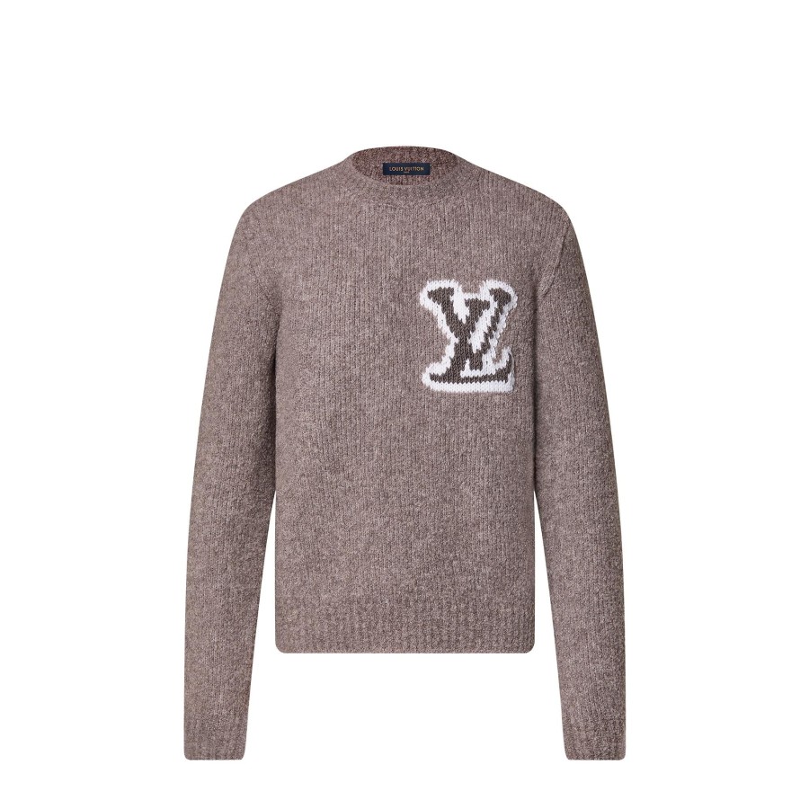 Hombre Louis Vuitton Punto Y Sudaderas | Jersey De Lana Con Cuello Redondo