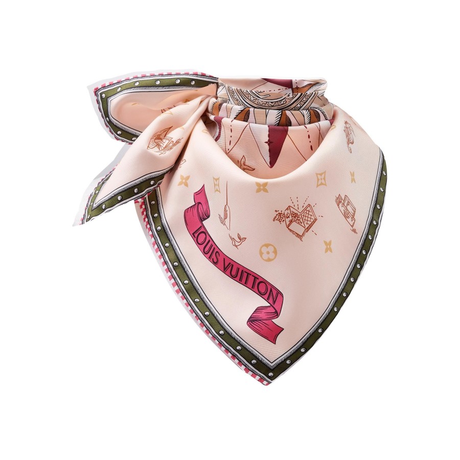 Mujer Louis Vuitton Panuelos De Seda Y Bandanas | Panuelo Lv Map 70 Burdeos