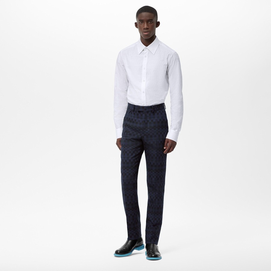 Hombre Louis Vuitton Pantalones | Pantalon De Corte Cigarette