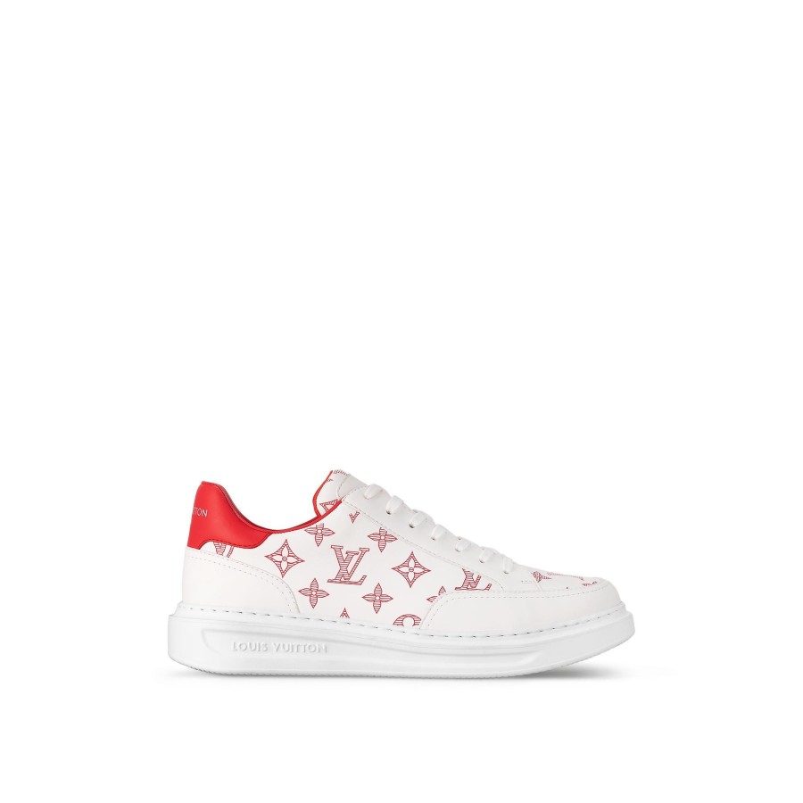 Hombre Louis Vuitton Zapatillas | Zapatilla Deportiva Beverly Hills Rojo