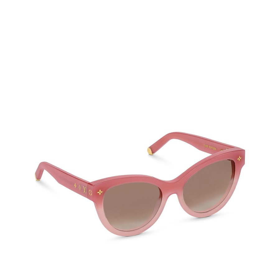 Mujer Louis Vuitton Gafas De Sol | Gafas De Sol My Monogram Soft Cat Eye Gradient Pink To Cream