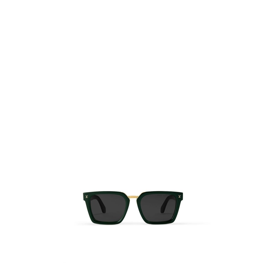 Hombre Louis Vuitton Gafas De Sol | Gafas De Sol Lv Urban Square Verde Oscuro