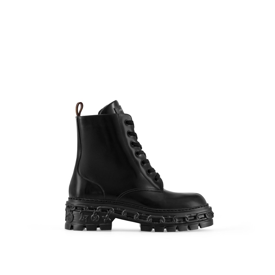 Mujer Louis Vuitton Botas Y Botines | Bota Militar Lv Record