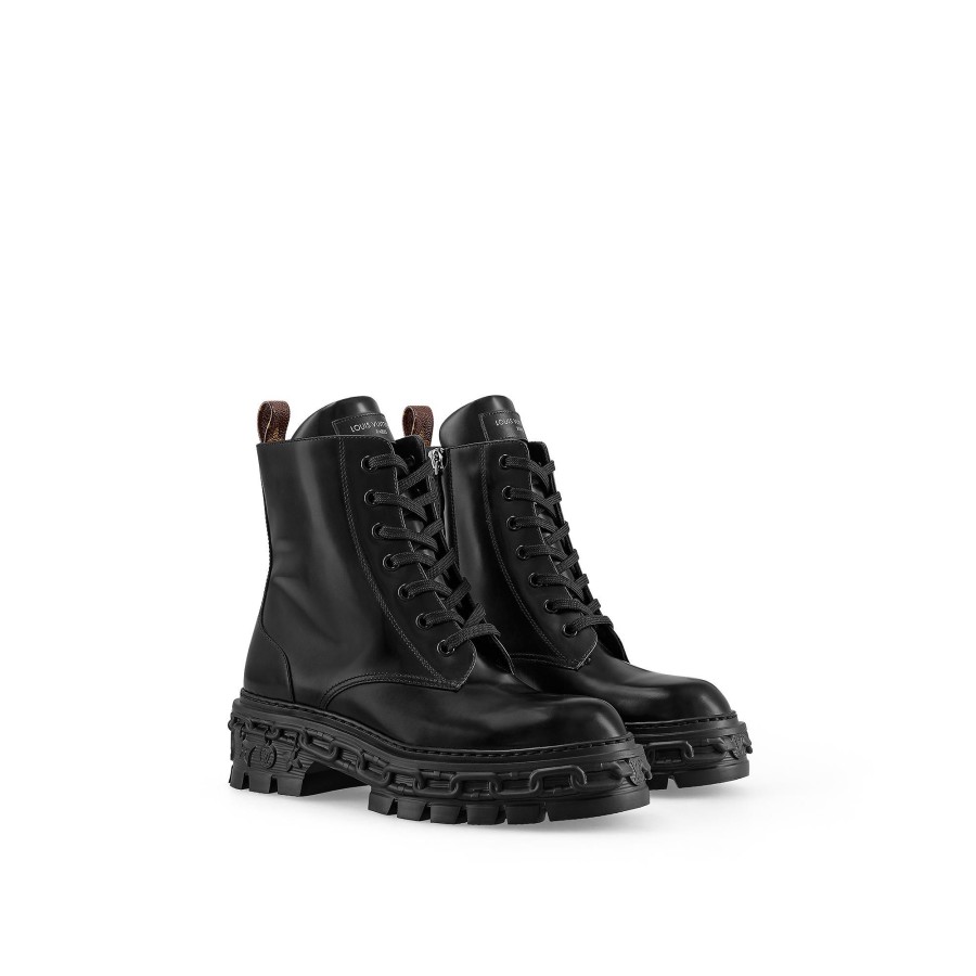 Mujer Louis Vuitton Botas Y Botines | Bota Militar Lv Record