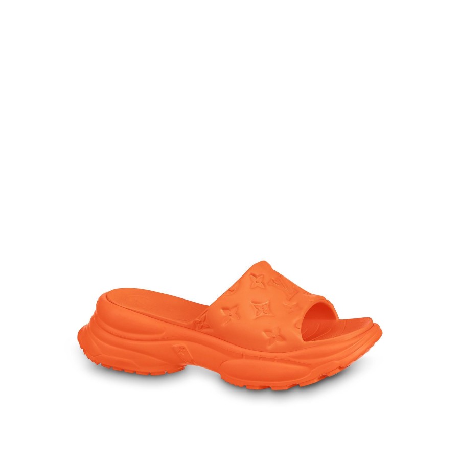 Mujer Louis Vuitton Mules | Mule Plano Pool 55 Comfort Naranja