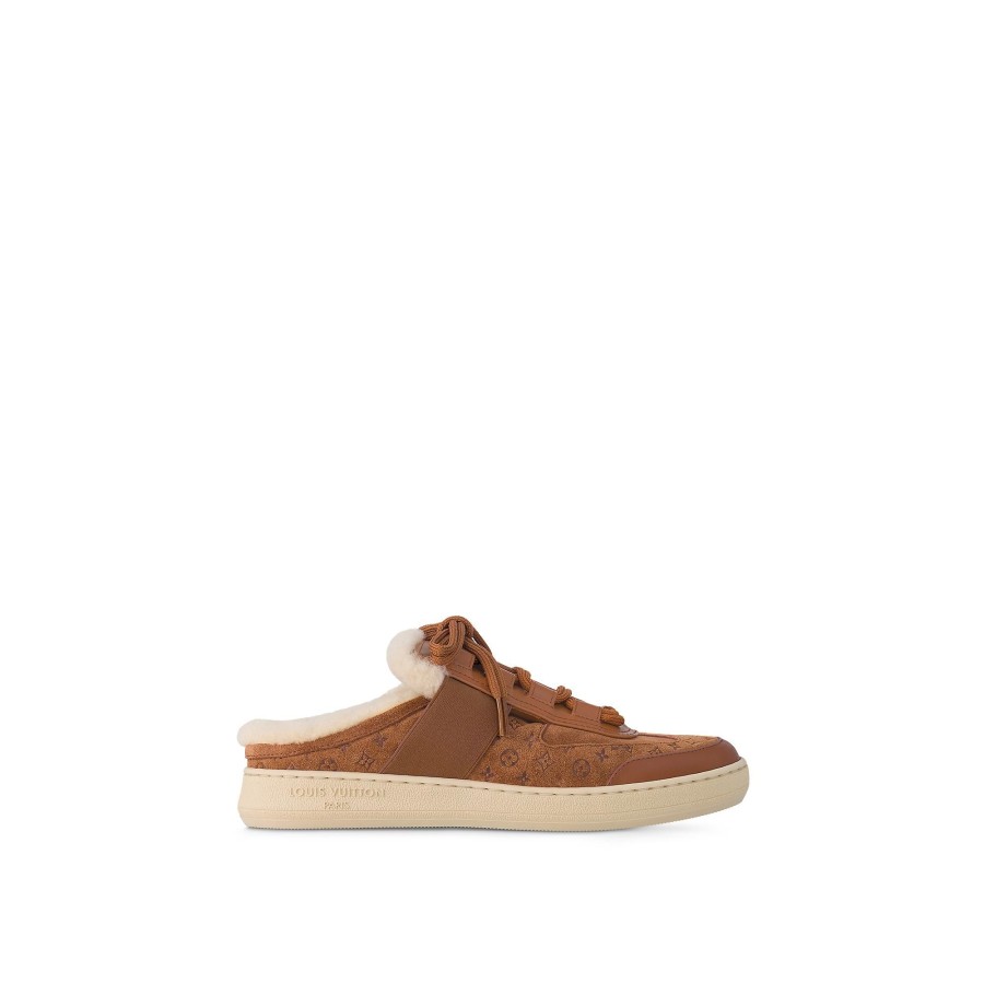 Mujer Louis Vuitton Zapatillas | Zapatilla Deportiva Destalonada Lous Cognac