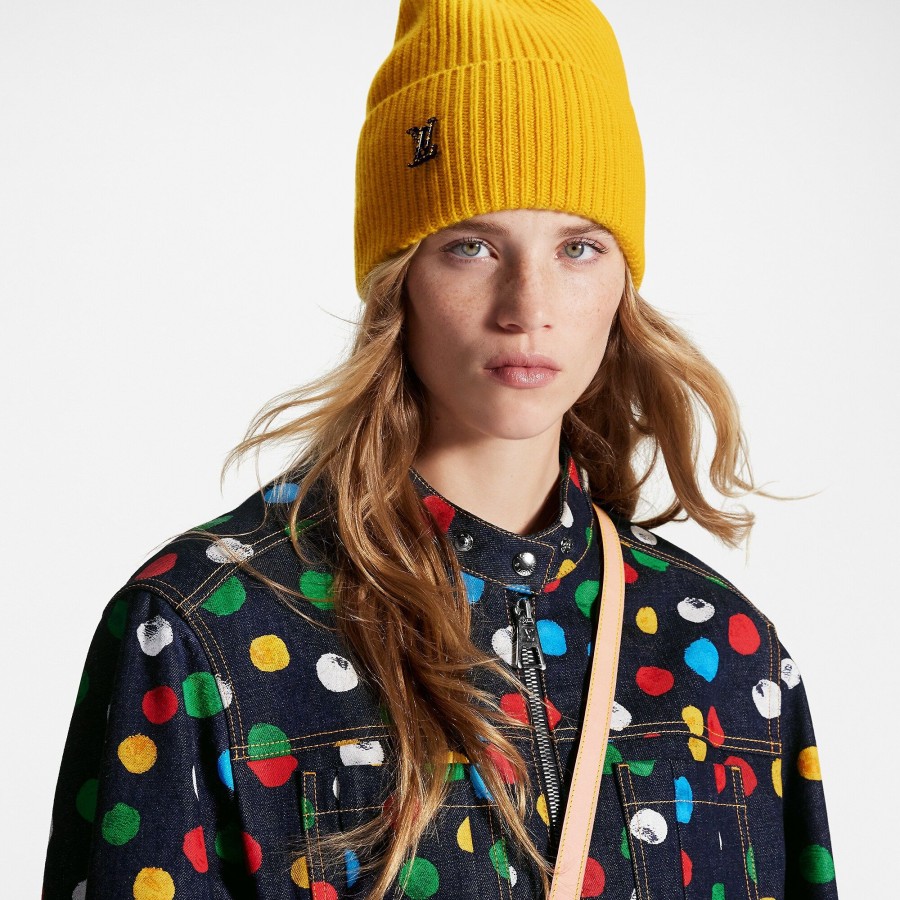 Mujer Louis Vuitton Gorros Y Guantes | Lv X Yk Gorro Infinity Dots