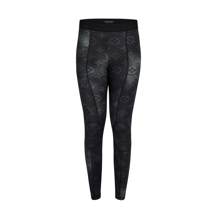 Hombre Louis Vuitton Pantalones | Leggings De Tejido Tecnico 2054