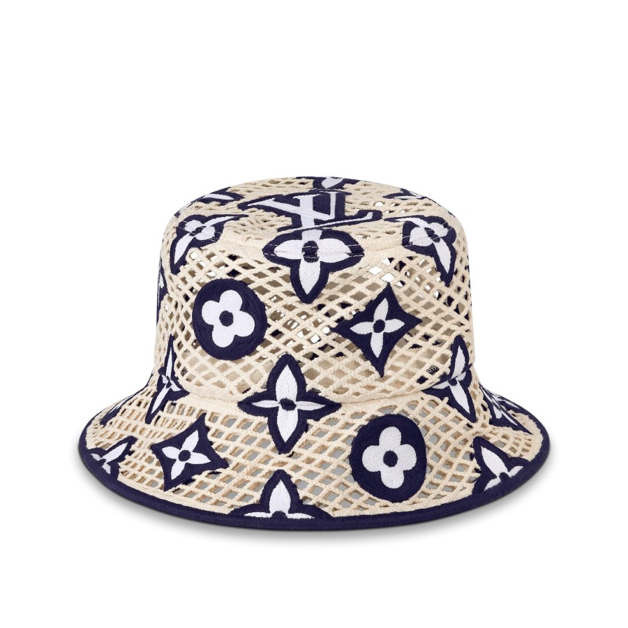 Mujer Louis Vuitton Gorros Y Guantes | Sombrero Bucket Lv Croisiere