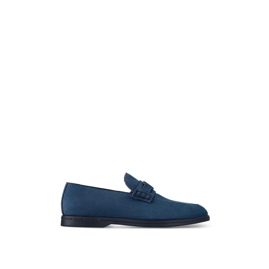 Hombre Louis Vuitton Mocasines | Mocasin Estate Marine