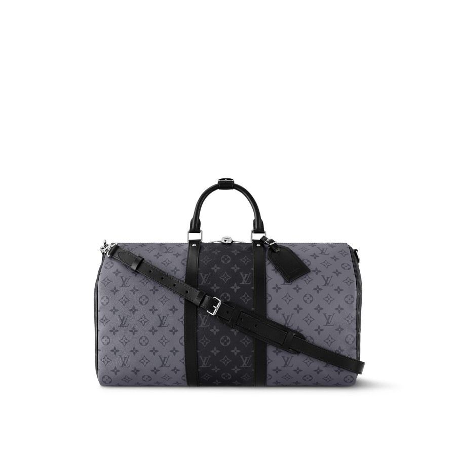 Hombre Louis Vuitton Bolsos De Viaje | Bolsa De Viaje Keepall 50 Con Bandolera