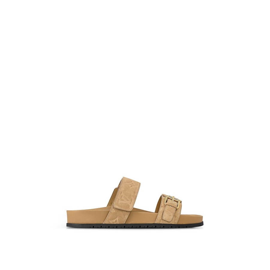 Mujer Louis Vuitton Mules | Mule Plano Bom Dia Comfort Beige