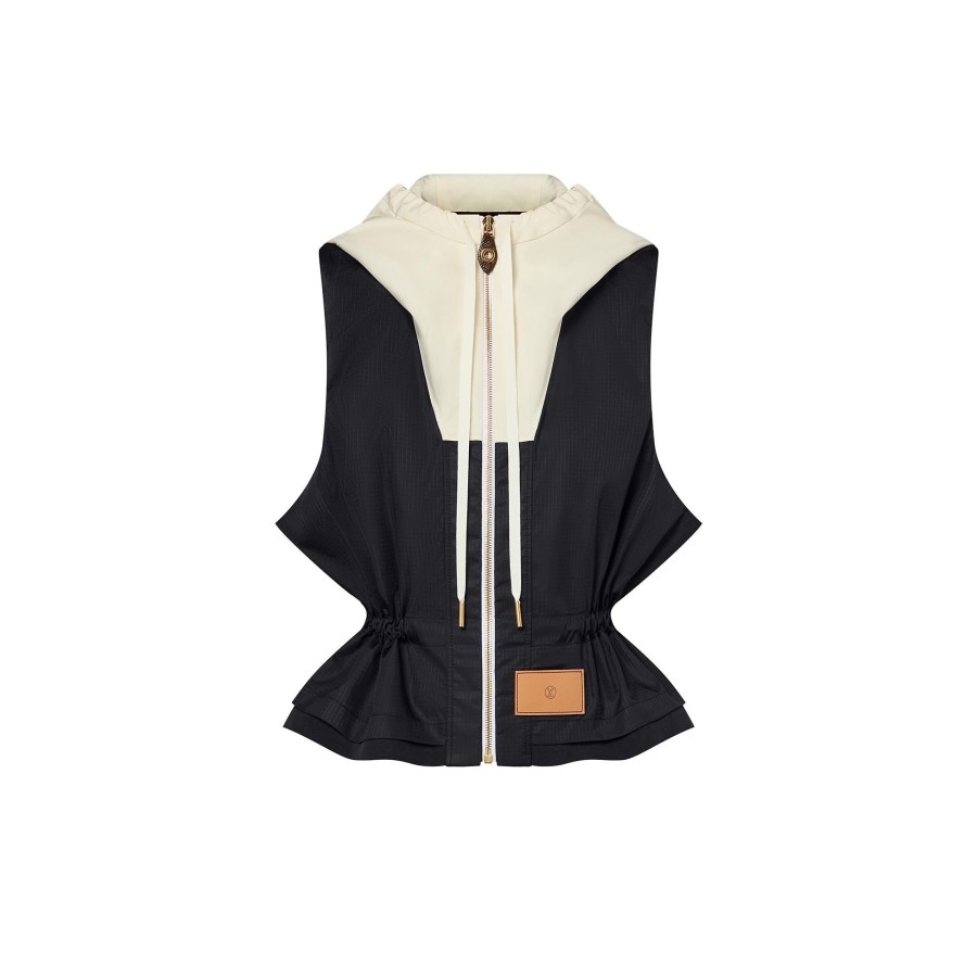 Mujer Louis Vuitton Abrigos Y Chaquetas | Chaqueta Sin Mangas Con Peplum