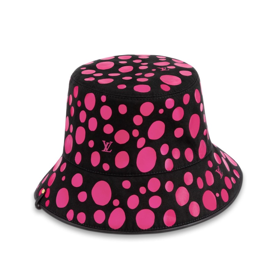 Mujer Louis Vuitton Gorros Y Guantes | Lv X Yk Sombero Bucket Reversible Infinity Dots