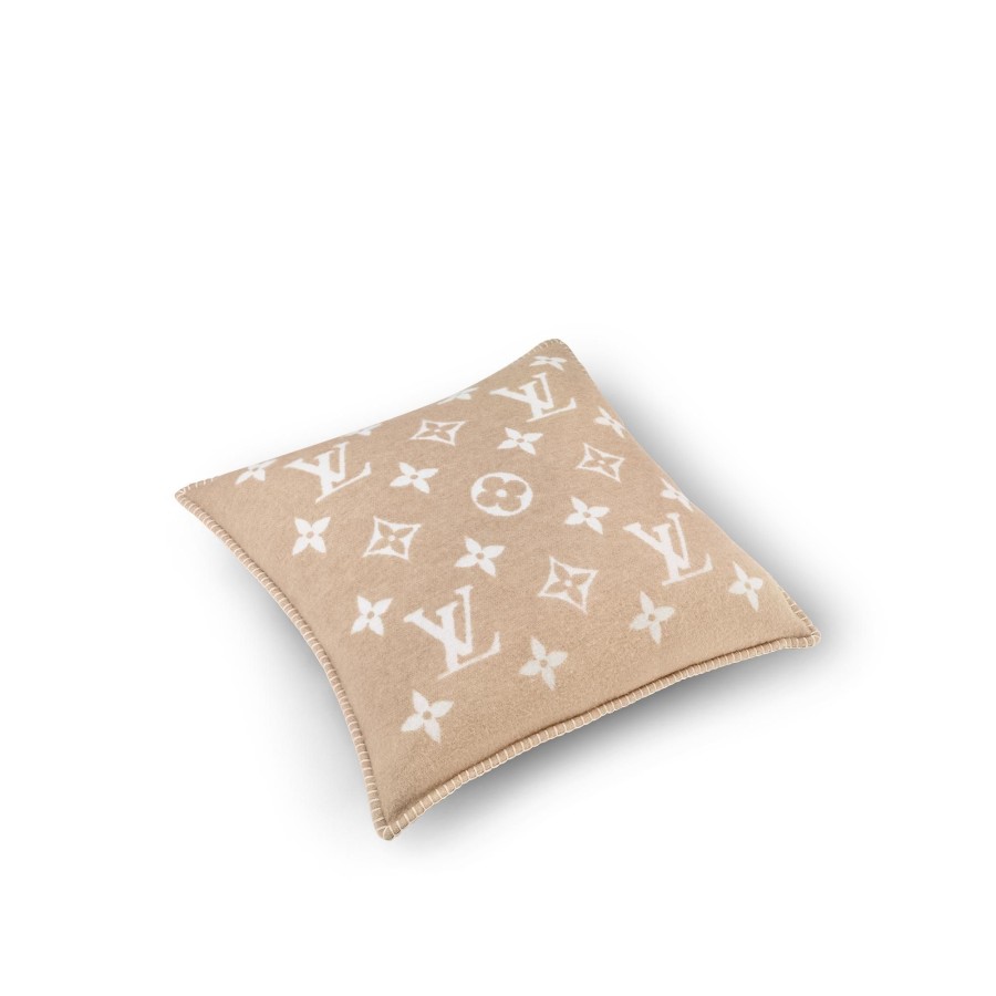 Mujer Louis Vuitton Accesorios Para El Hogar | Cojin Neo Monogram Beige