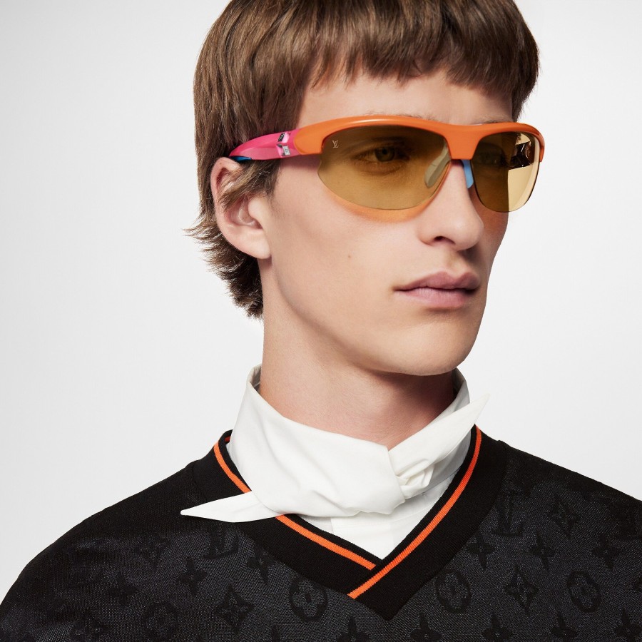 Hombre Louis Vuitton Gafas De Sol | Gafas De Sol Lv 4Motion Naranja