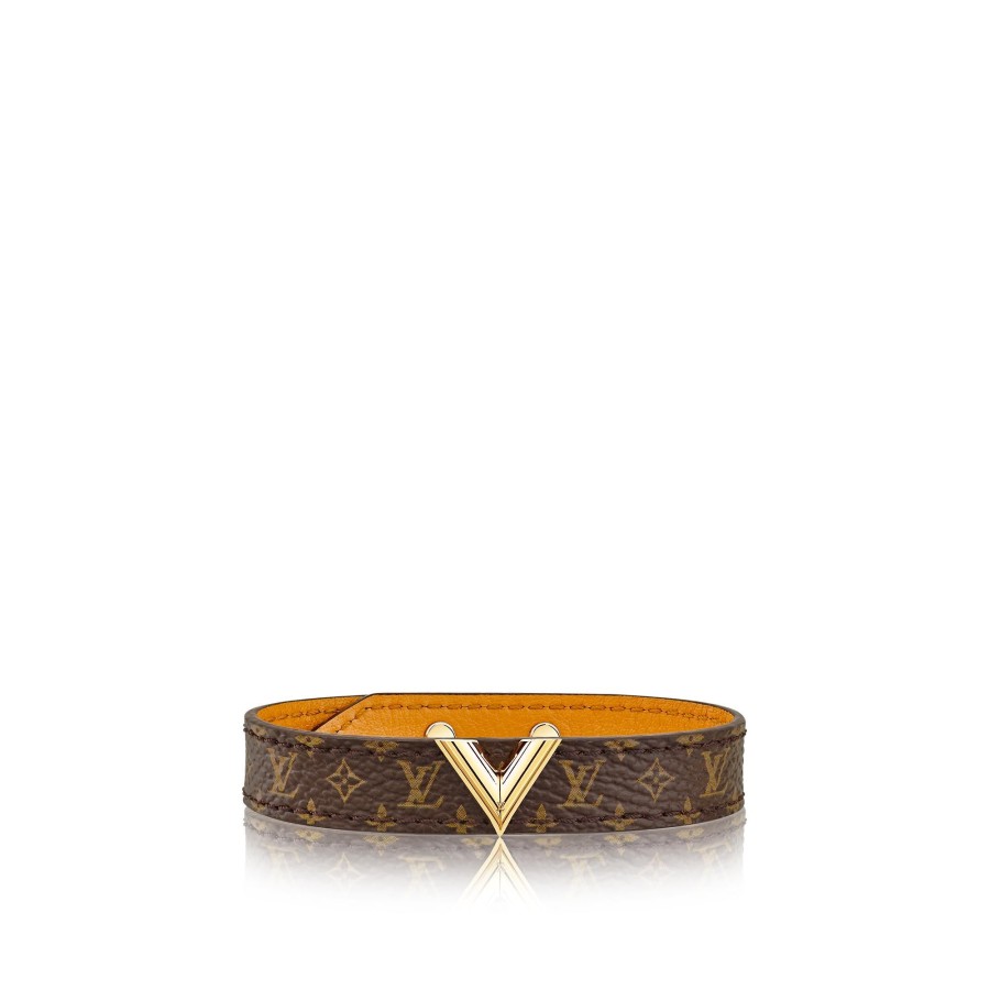 Mujer Louis Vuitton Pulseras | Brazalete Essential V Marron