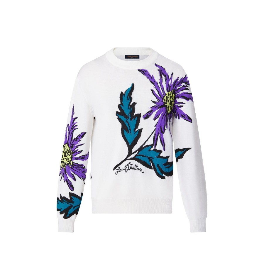 Hombre Louis Vuitton Punto Y Sudaderas | Jersey Thistle En Intarsia