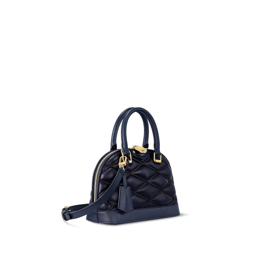 Mujer Louis Vuitton Bolsos Mini | Bolso Alma Bb Bleu Marine