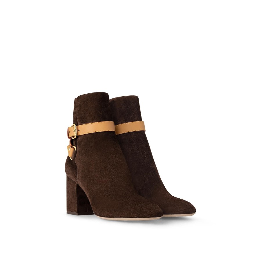 Mujer Louis Vuitton Botas Y Botines | Botin Parisienne Marron