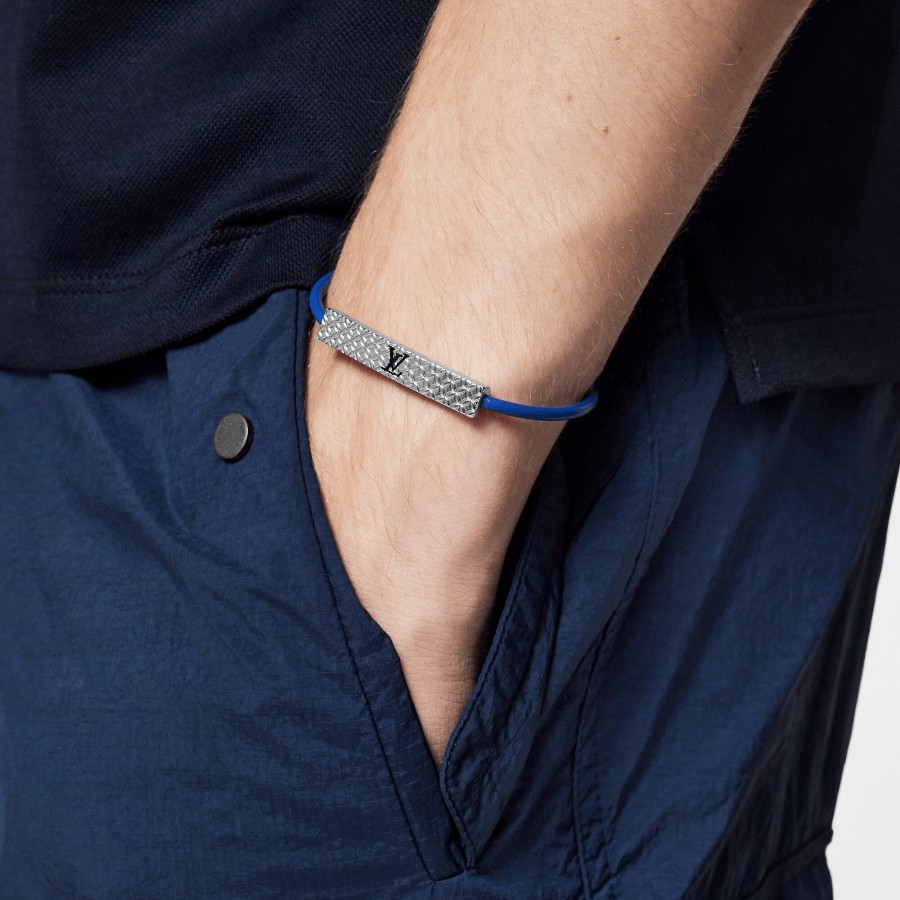 Hombre Louis Vuitton Pulseras | Pulsera Champs Elysees Azul Marino