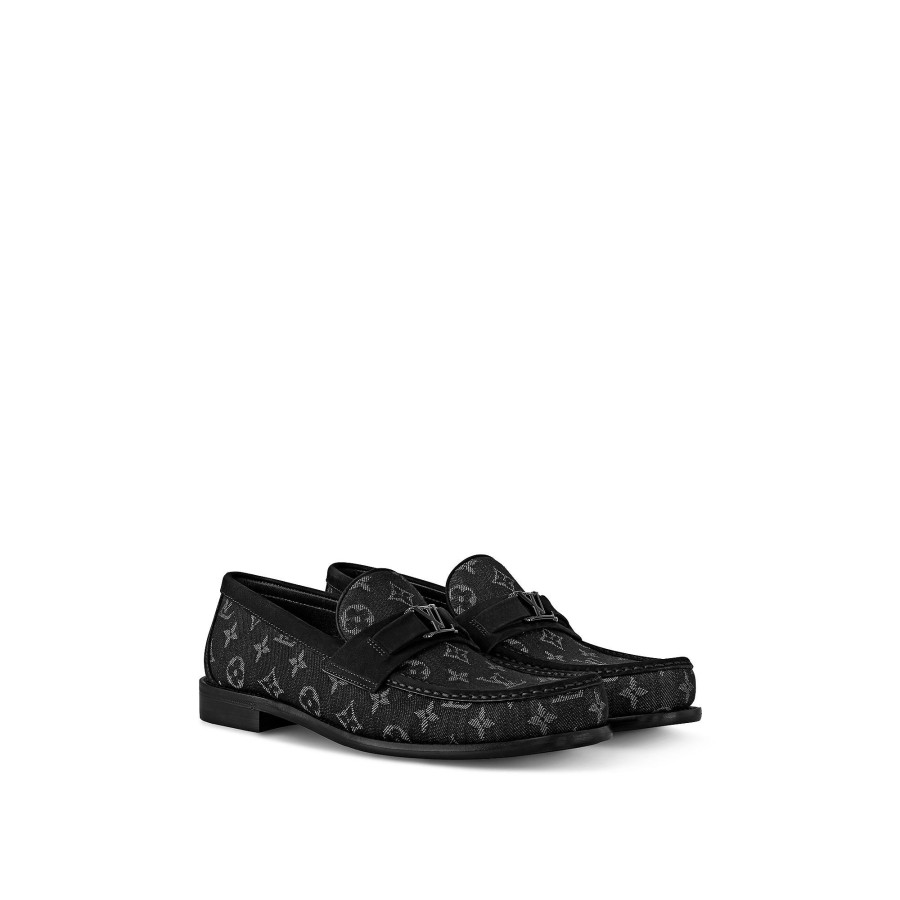 Hombre Louis Vuitton Mocasines | Mocasin Major Negro