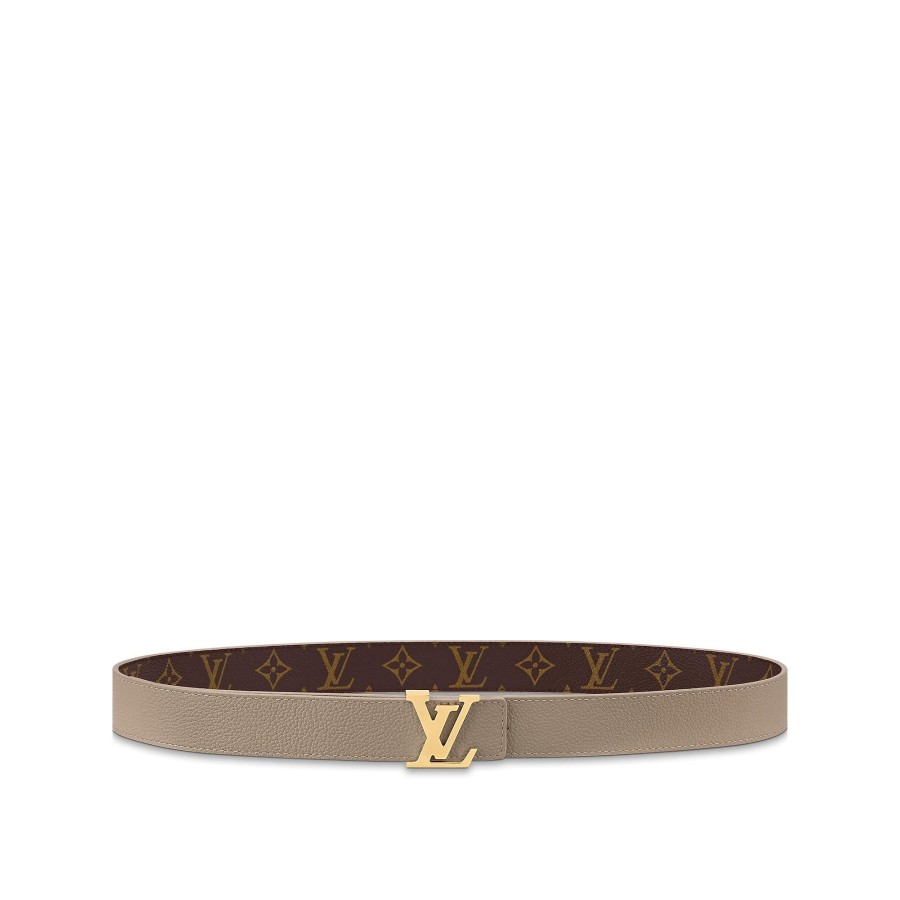 Mujer Louis Vuitton Cinturones | Cinturon Reversible Lv Initiales De 3 Cm