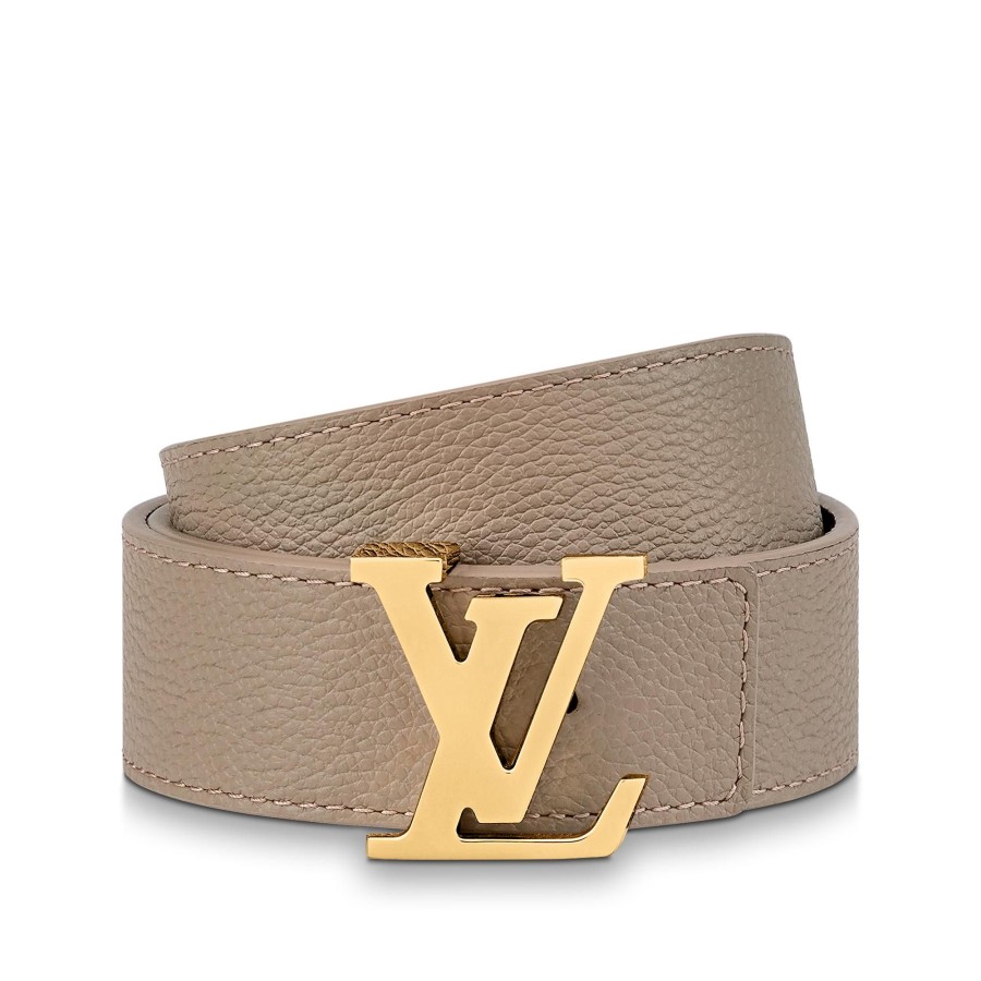 Mujer Louis Vuitton Cinturones | Cinturon Reversible Lv Initiales De 3 Cm