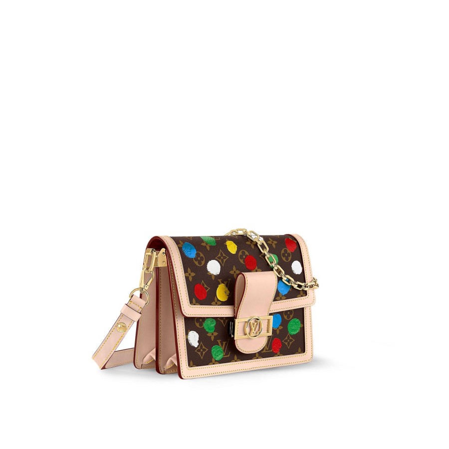 Mujer Louis Vuitton Bolsos Con Cadena Y Clutches | Lv X Yk Bolso Dauphine Mm