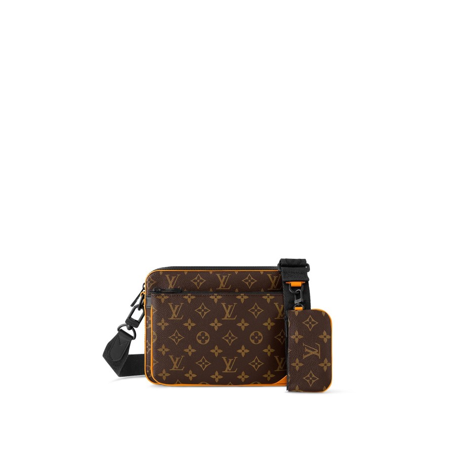 Hombre Louis Vuitton Bolsos Monogram Iconicos | Bolso Trio Messenger