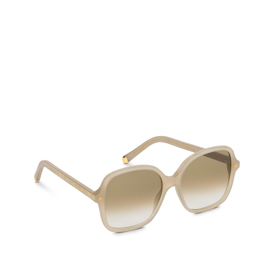 Mujer Louis Vuitton Gafas De Sol | Gafas De Sol My Monogram Light Square Caqui