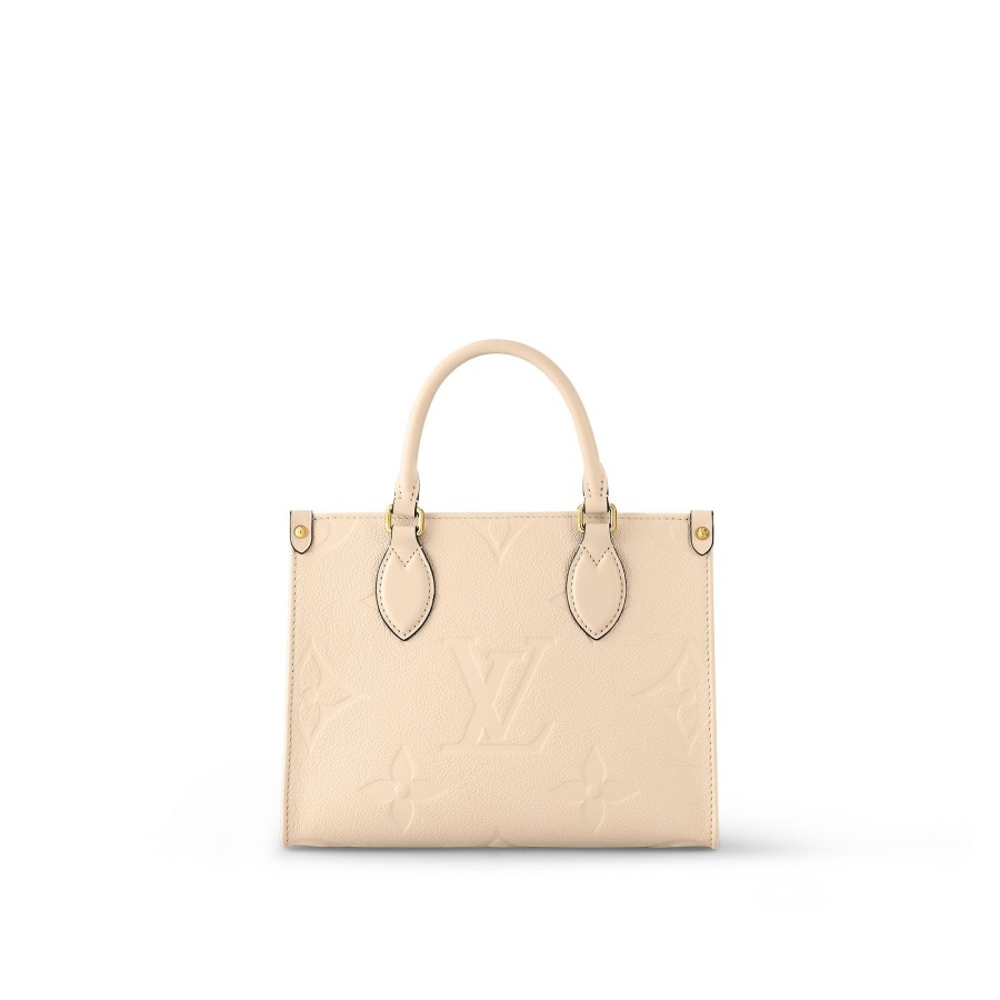 Mujer Louis Vuitton Seleccion De Bolsos En Piel | Bolso Onthego Pm Crema