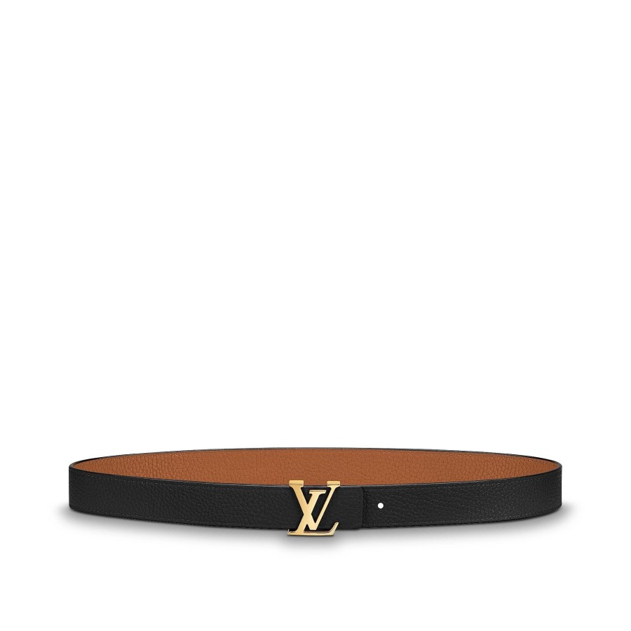 Mujer Louis Vuitton Cinturones | Cinturon Reversible Lv Initiales De 3 Cm