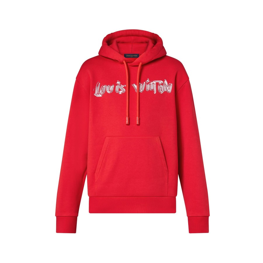 Hombre Louis Vuitton Punto Y Sudaderas | Sudadera De Algodon Estampado Con Capucha