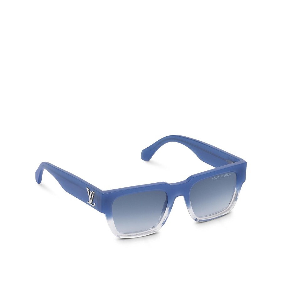 Hombre Louis Vuitton Gafas De Sol | Gafas De Sol Lv Sunset Square Azul