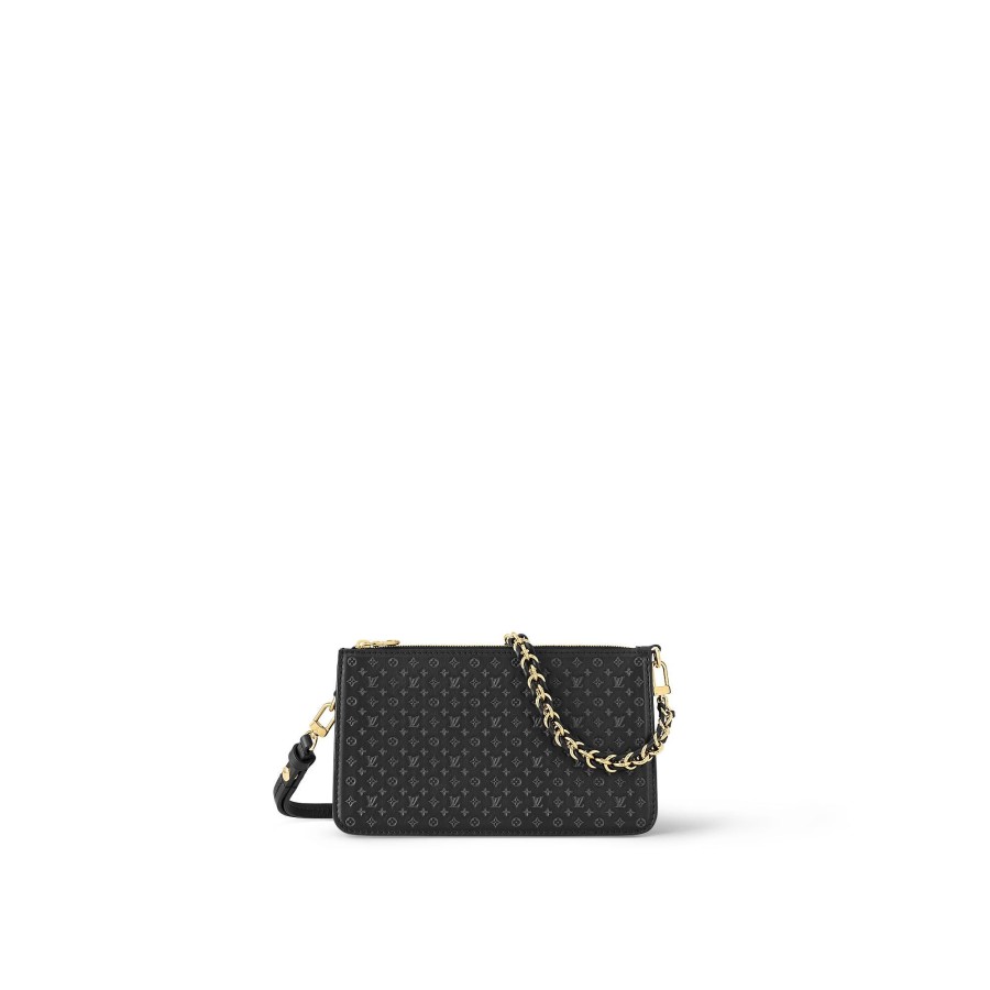 Mujer Louis Vuitton Carteras Con Cadena O Bandolera | Bolso Lexington Pouch Negro